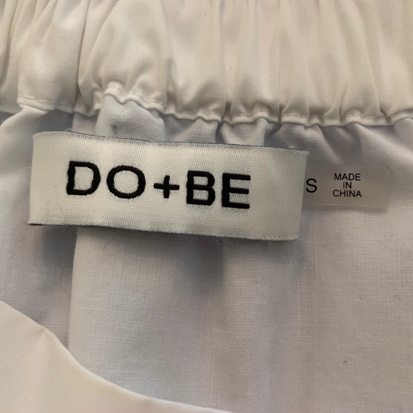 DO+BE White Off-the-Shoulder Short Sleeves Blouse - Picture 6 of 8